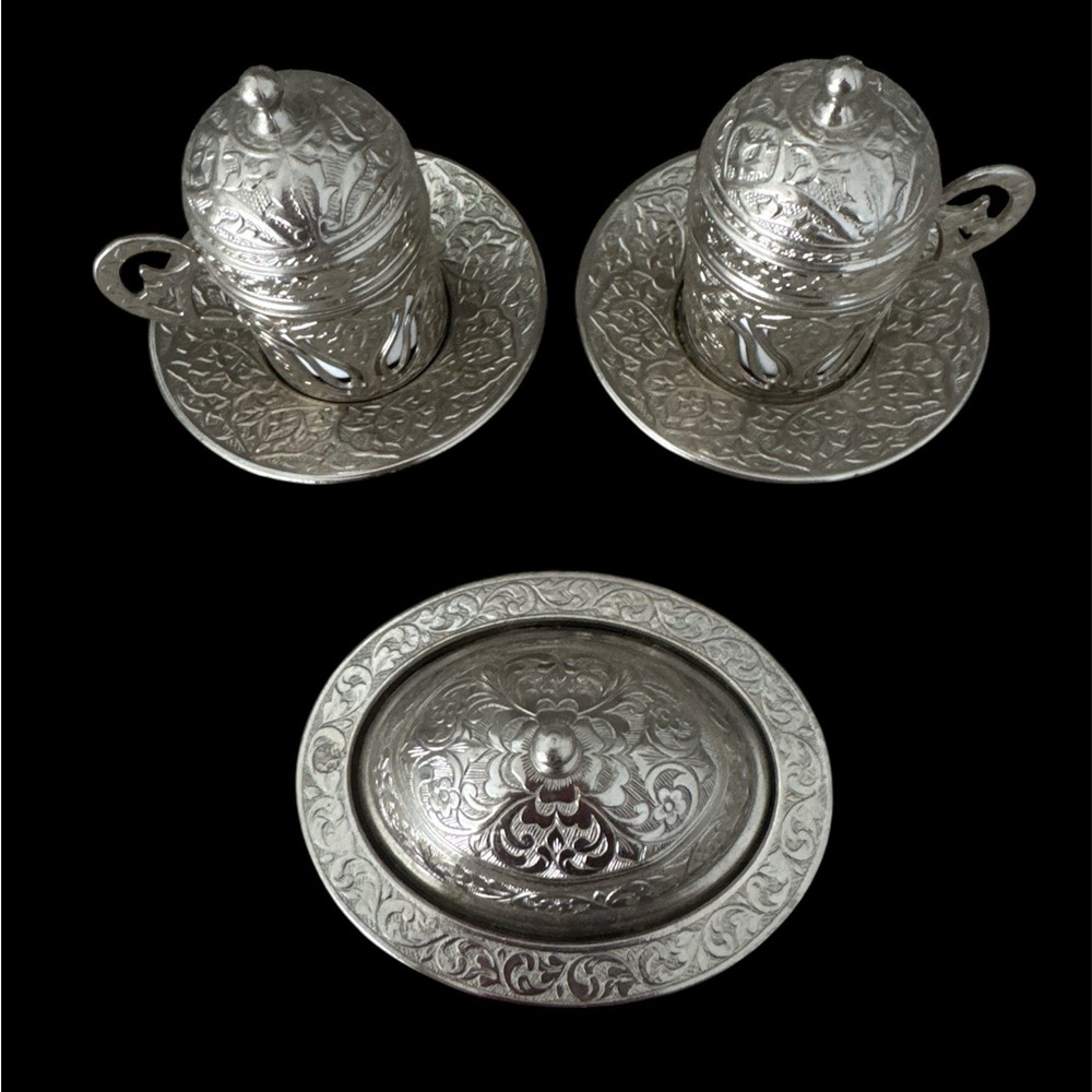 Elegant Silver Coffee Set